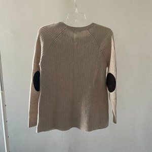 Madewell Wool Sweater with Shoulder Patches